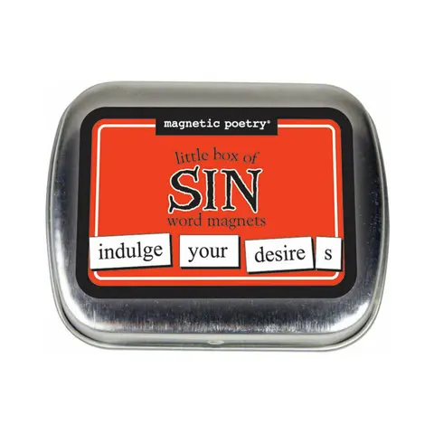 Magnetic Poetry Little Box of Sin Word Magnets