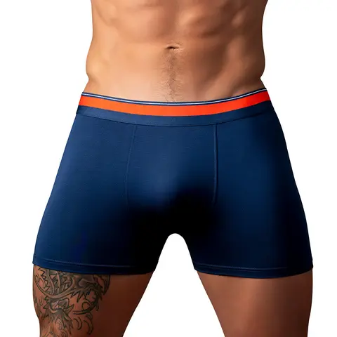 Male Power Soo Cumfy Boxer Brief Navy M