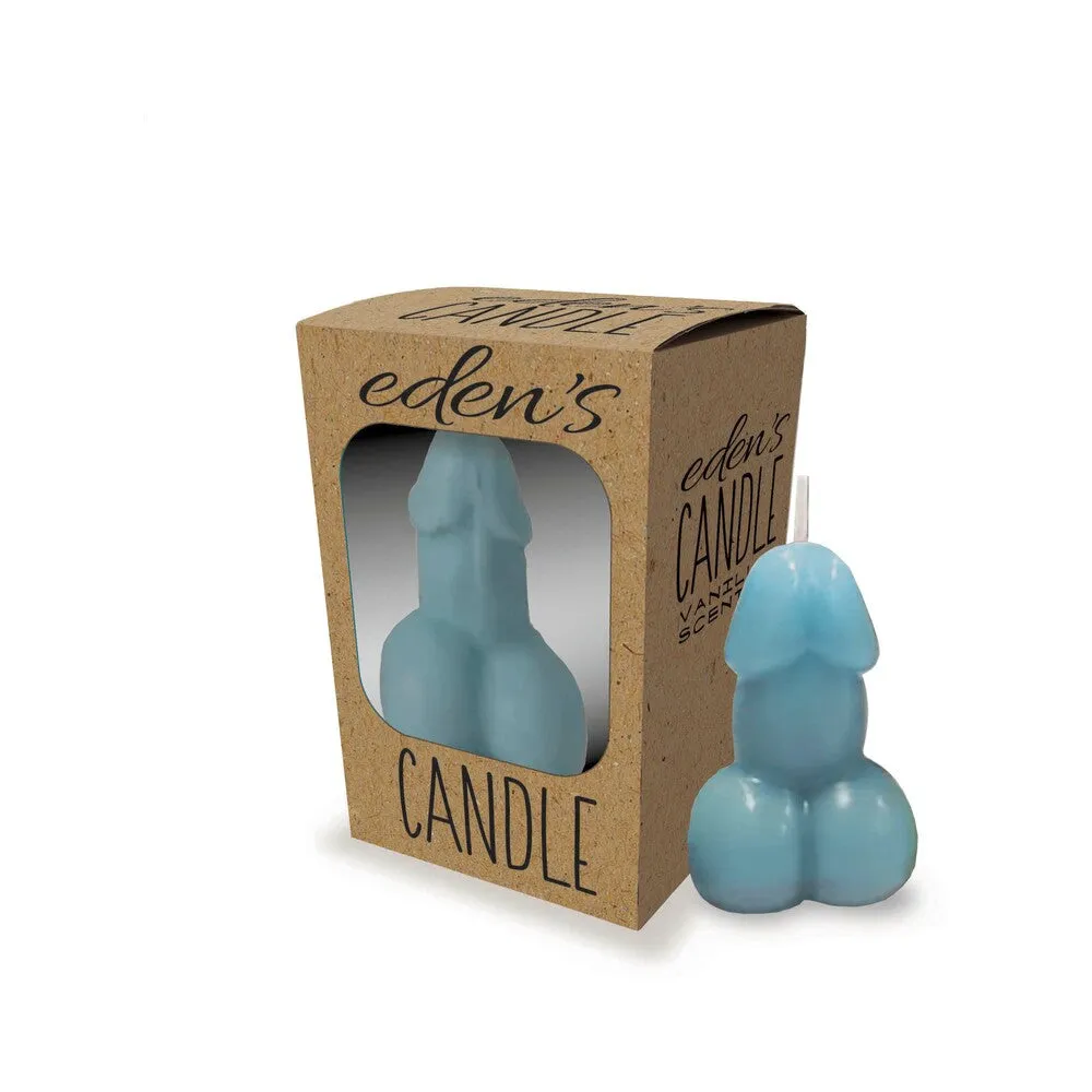 Eden's Penis Candle in Blue