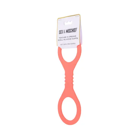 Sportsheets Sex & Mischief Peaches 'n CreaMe Small Silicone Cuffs