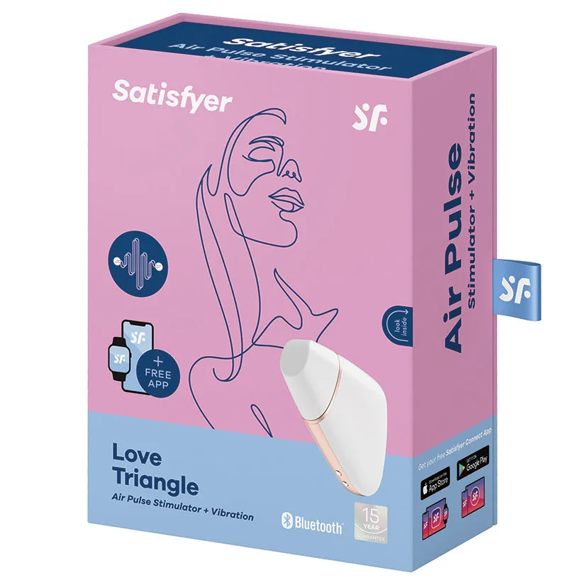 Satisfyer Love Triangle in White