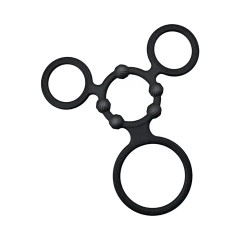 Enhancer Quad Cockring Black