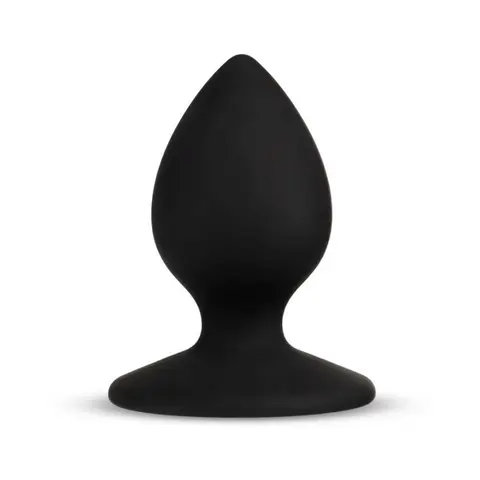 Temptasia 'Slut' Silicone Anal Plug Black