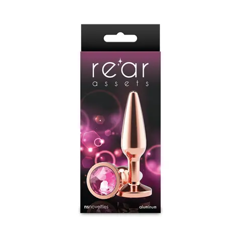Rear Assets Tapered Plug Rose Gold/Pink Medium