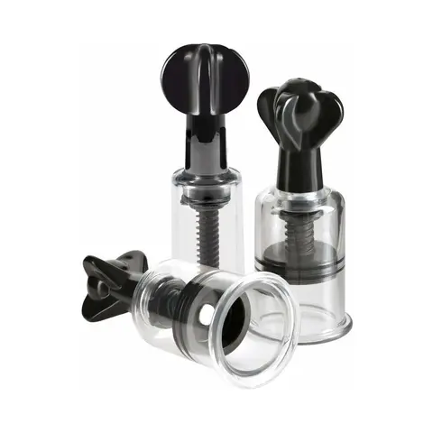 Fetish Fantasy Series Limited Edition Super Suckers Trio Clear/Black