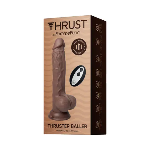FemmeFunn Thruster Baller in Brown