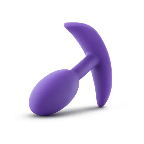 Luxe Wearable Vibra Slim Plug Small in Purple