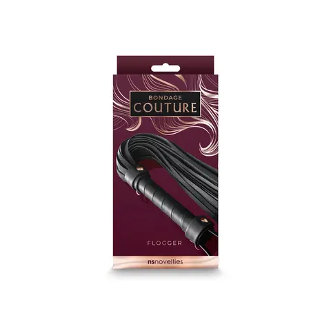 Bondage Couture Flogger in Black