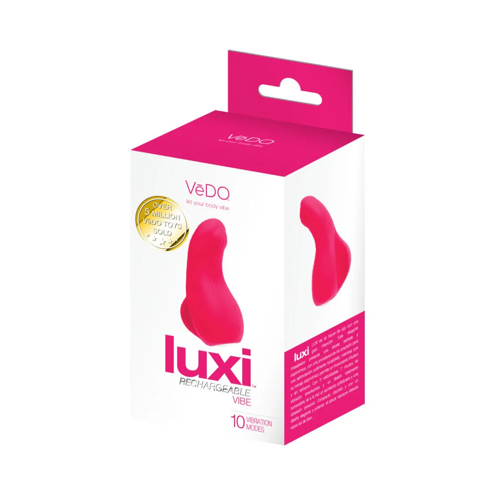 VeDO Luxi Rechargeable Clitoral Finger Vibe in Pink