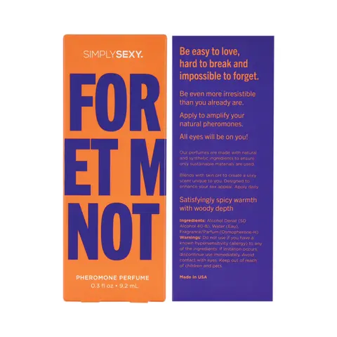 Simply Sexy Forget Me Not Pheromone Infused Perfume 0.3 oz.