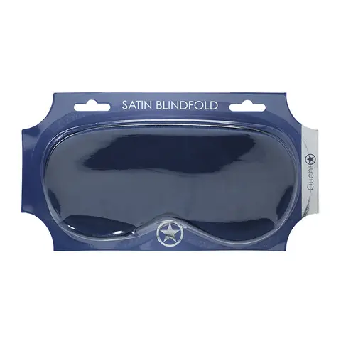 Ouch! Satin Mask in Navy