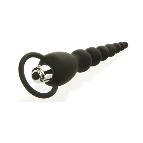 Adam & Eve Vibrating Silicone Anal Beads (Bag Packaging)