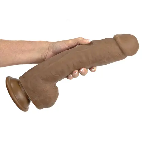 Adam & Eve Adam's Colossal 12 in. Dildo in Brown