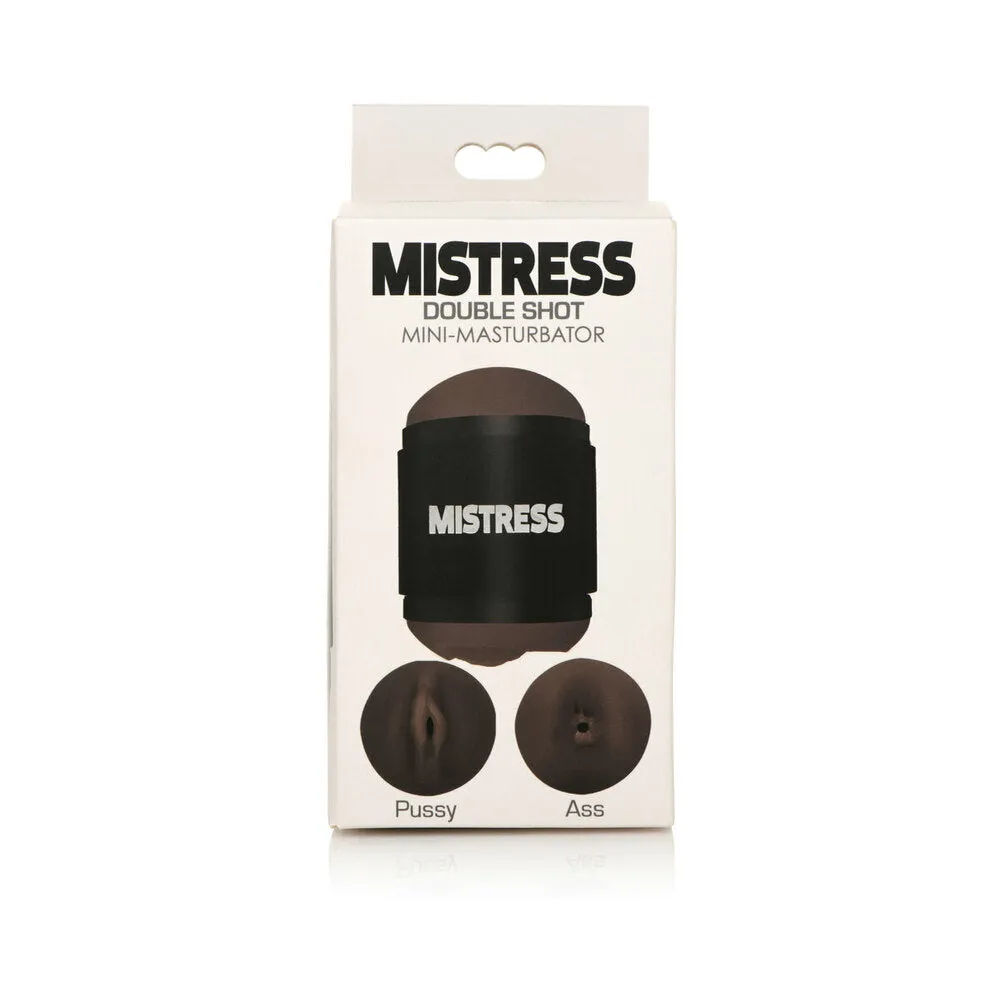 Curve Toys Mistress Double Shot Mini Masturbator Pussy & Ass in Dark