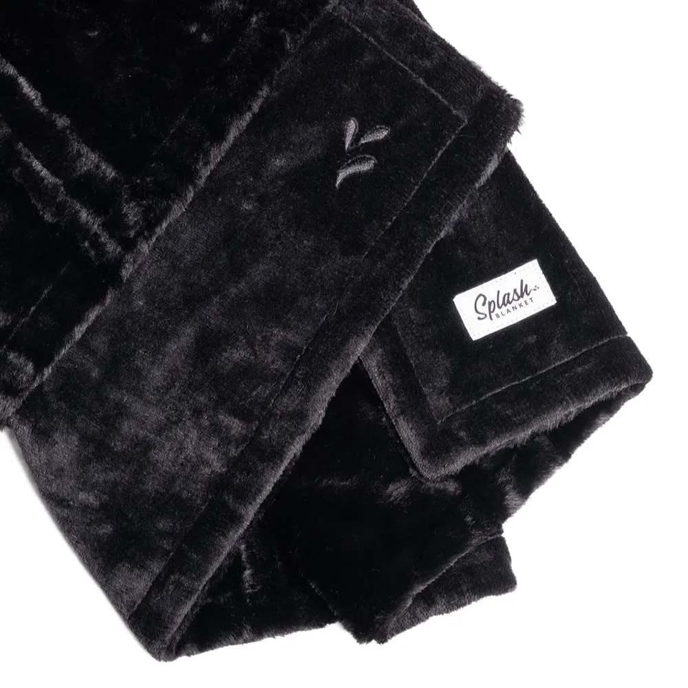 Splash Blanket Furlush Large in Black