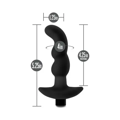 Anal Adventures Platinum Silicone Rechargeable Vibrating Prostate Massager 03