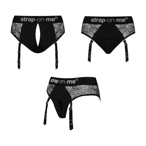 Strap-On-Me Diva Lingerie Harness Black XL