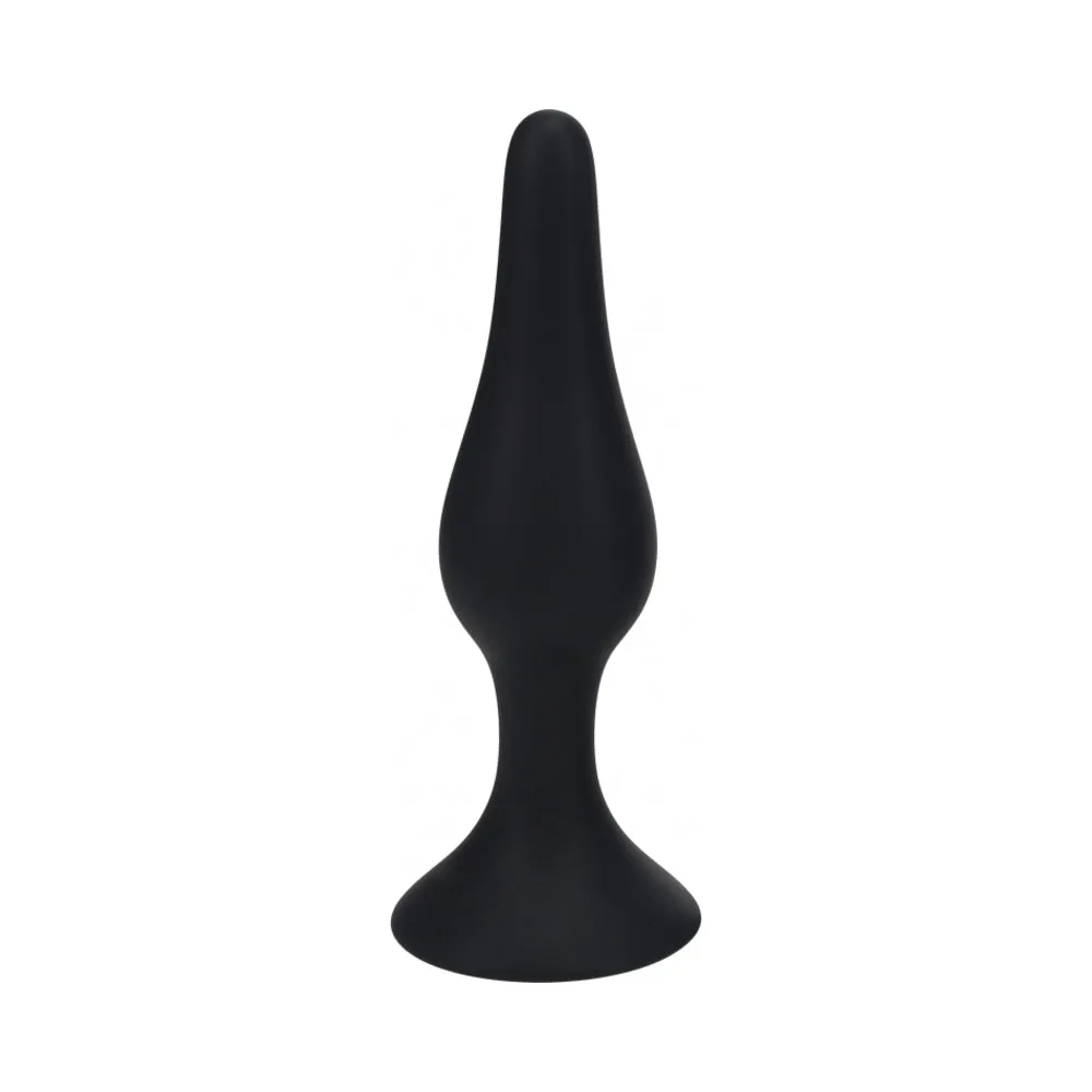 LEVELZ Slim Silicone Anal Plug XLarge in Black