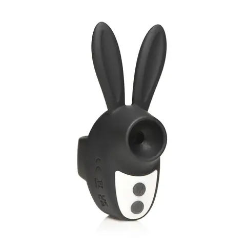 Shegasm Sucky Bunny Clit Stimulator in Black