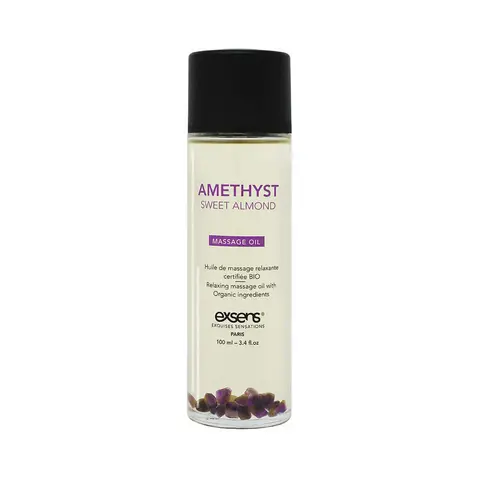 Exsens Massage Oil Amethyst Sweet Almond 3.4 oz.