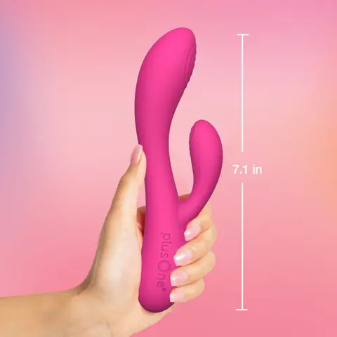 plusOne® Dual Rabbit Vibrating Massager