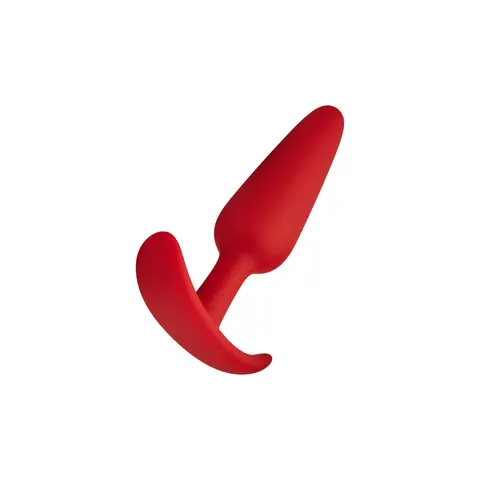Forto F-31 Silicone Anal Plug Small in Red