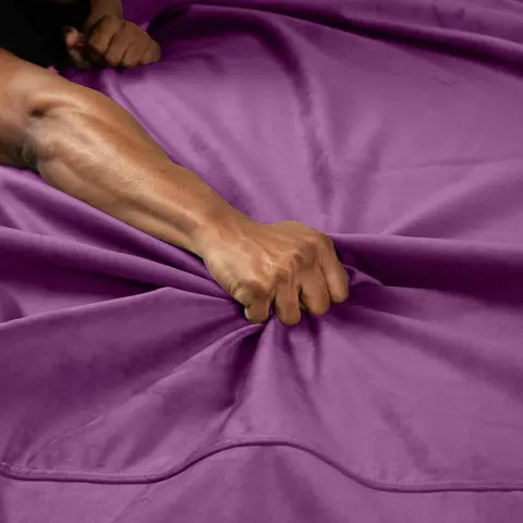 Liberator Fascinator Throw Mini in Purple