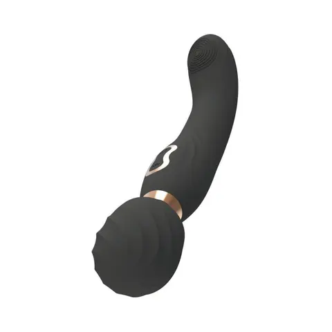 The Beat Dual Pleasure Wand in Black