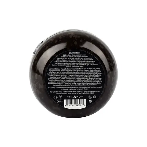 Earthly Body CBD Cream Grapefruit Mint 5 oz.