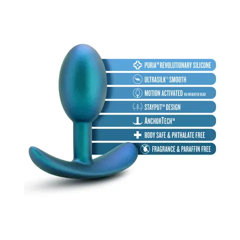 Anal Adventures Matrix Nebula Plug Lunar Blue