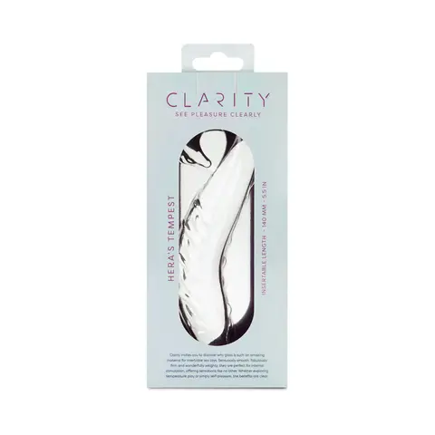 Clarity Hera's Tempest Glass Dildo