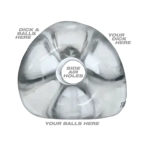 Oxballs Tri-Sport XL Thicker 3-Ring Sling in Clear
