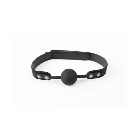 SEI MIO Strictly Come Quietly Soft Strap Silicone Ball Gag