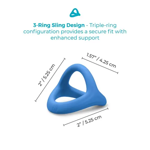 b-Vibe Snug Ring Tri-Sling Silicone C-Ring