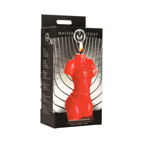 Master Series Bound Goddess Drip Candle in Red