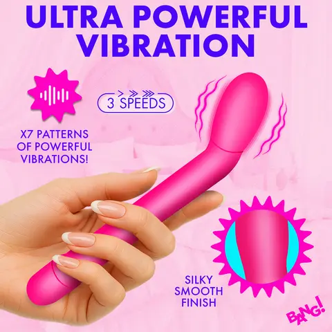 BANG! Slim G-Spot Vibrator in Pink