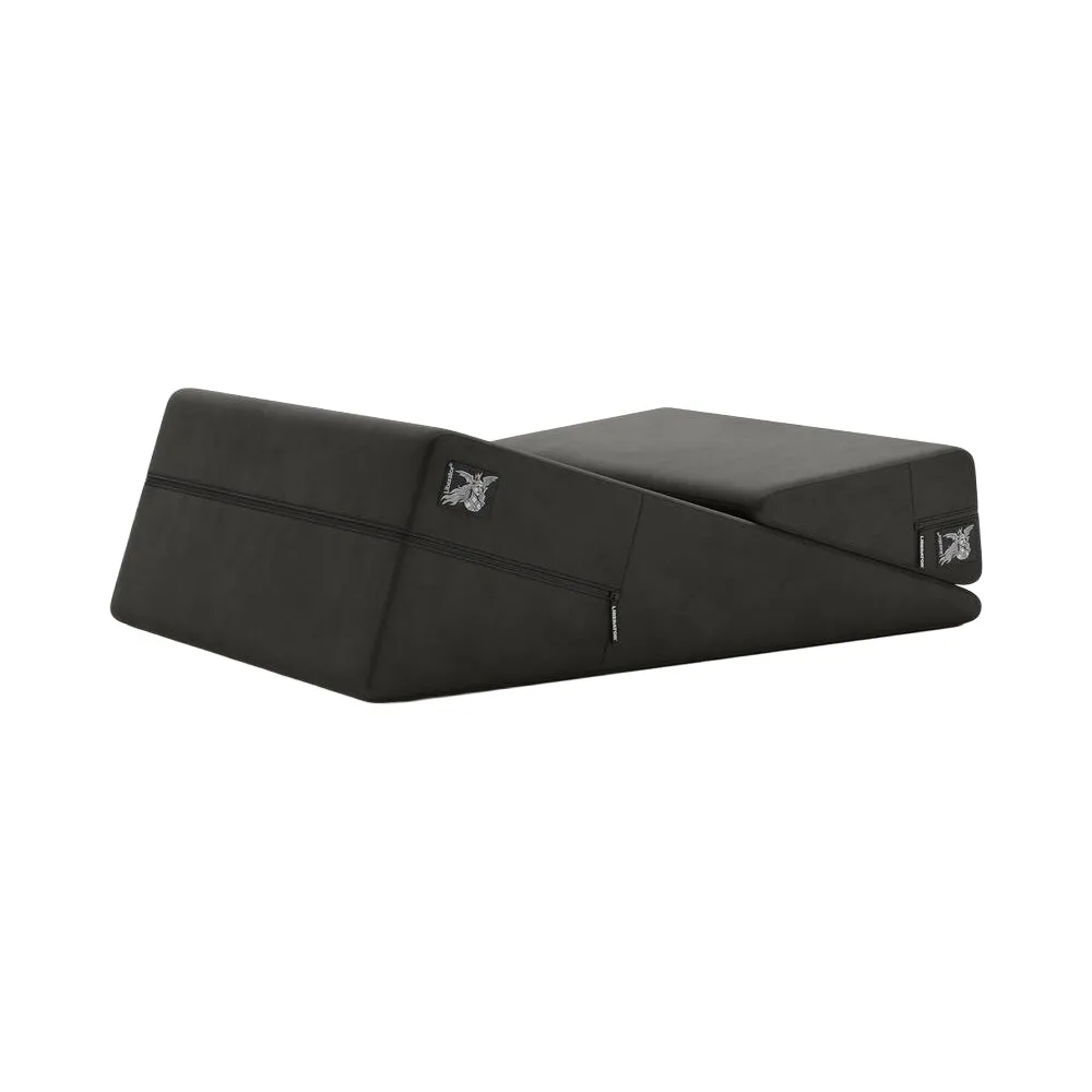 Liberator Wedge & Ramp Sex Combo Original Size Décor Velvet in Black