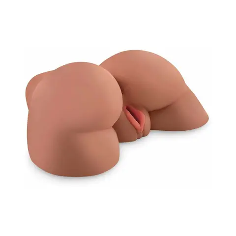PDX Plus Perfect Ass Dual Entry Masturbator in Tan