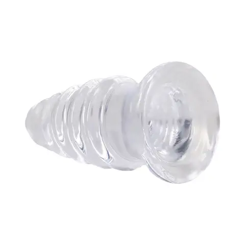 Crystal Jellies Anal Twist 5 in. in Clear