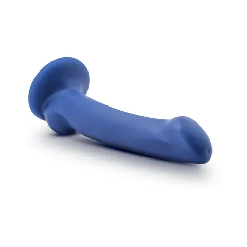 Avant D10 Ergo Mini 7 in. Dual Density Silicone Dildo Indigo