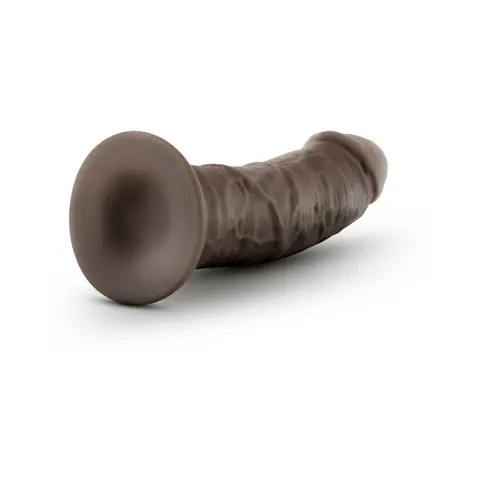Au Naturel 8 in. Posable Dual Density Dildo in Brown