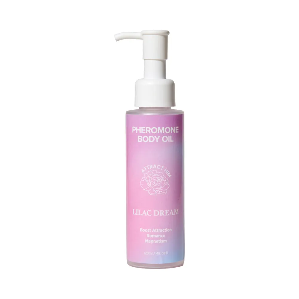 Eye of Love Pheromone Body Oil 4 oz. Pump Lilac Dream