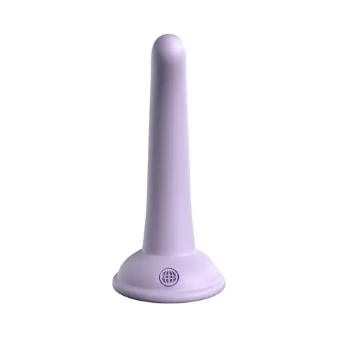 Dillio Platinum Collection Curious Five 5 in. Silicone Dildo in Purple