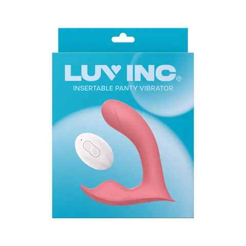 Luv Inc Pv71 Insertable Panty Vibrator in Coral