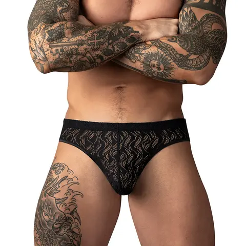 Male Power Ripple Moon Jock Black S/M