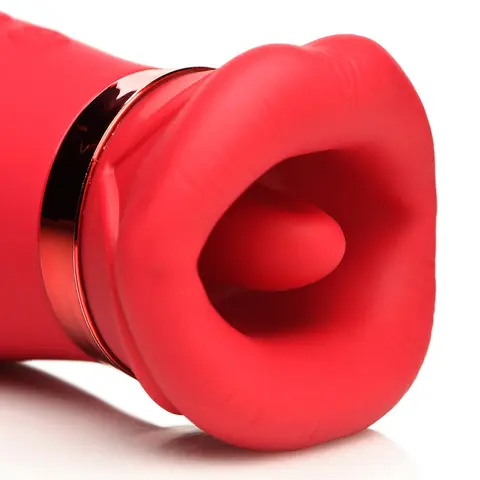 Lickgasm Kiss Me More Kissing, Sucking, & Vibrating Clitoral Stimulator