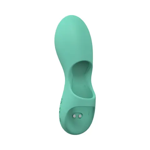LoveLine Joy 10 Speed Finger Vibe Silicone Rechargeable Waterproof in Green