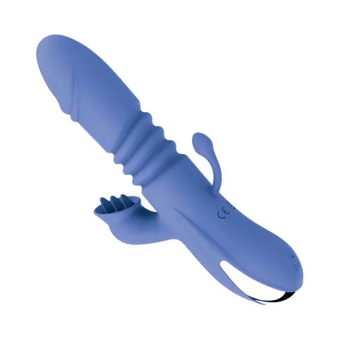 Intruder Heat Up Thruster with Tickler in Blue