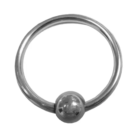 Rouge Stainless Steel Glans Ring with Pressure Point Ball