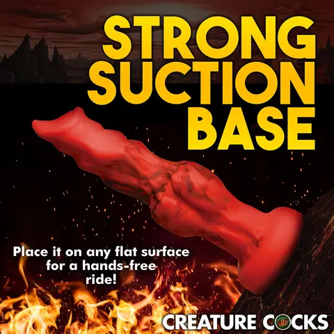 Creature Cocks Fire Hound Silicone Dildo S